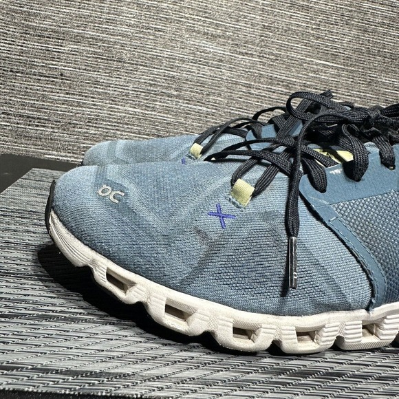 On Running Shoes Men's Cloud X 3 Pewter Blue White Size 7 - Picture 3 of 13